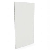 100cm Reeded Single Shower Glass Screen with Gold Wall & Floor F Bracket