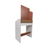 Dressing Vanity & Dressing Tables: Makeup Vanity Mirror Desk Table with LED Lighting
