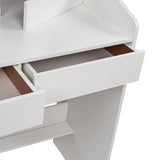 Dressing Vanity & Dressing Tables: Makeup Vanity Mirror Desk Table with LED Lighting