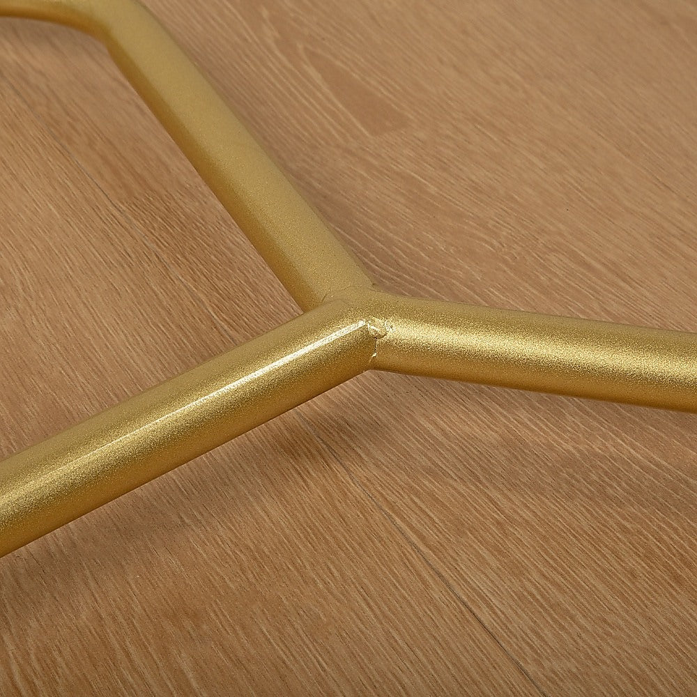 Retail: Commercial Clothing Garment Rack Retail Shop in Gold