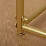 Retail: Commercial Clothing Garment Rack Retail Shop in Gold