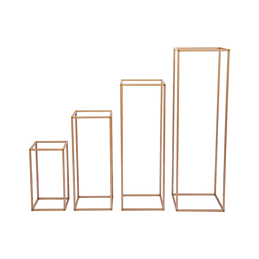 Gardening Accessories: Rose Gold Metal Flower Stand