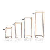 Gardening Accessories: Rose Gold Metal Flower Stand