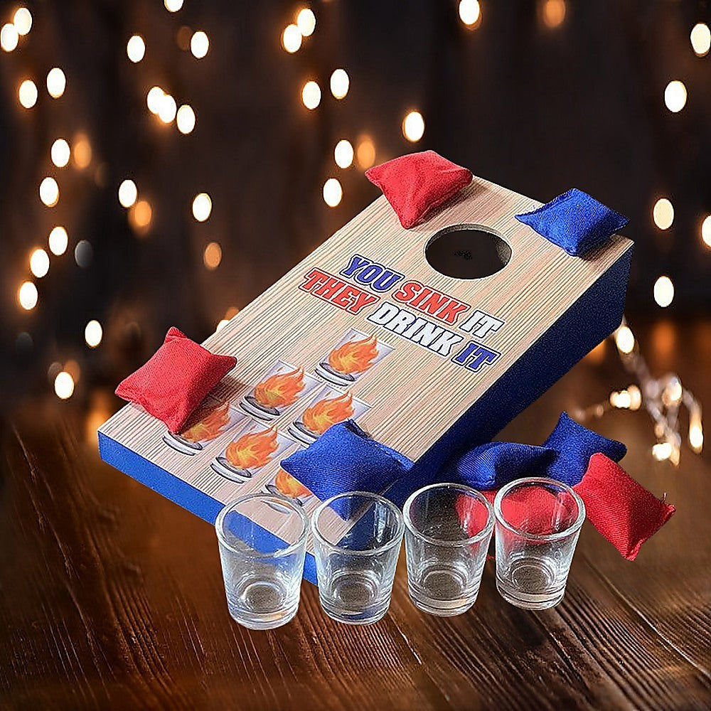 Activity Games: Cornhole Toss Portable Entertainment for Buck Hens Parties