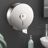 Kitchen & Bathroom DIY: Brushed Stainless Steel Wall Mounted Toilet Paper Towel Dispenser