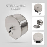 Kitchen & Bathroom DIY: Brushed Stainless Steel Wall Mounted Toilet Paper Towel Dispenser