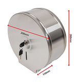 Kitchen & Bathroom DIY: Brushed Stainless Steel Wall Mounted Toilet Paper Towel Dispenser