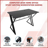 Desks: Computer Desk Home Office Study Writing Workstation Gaming