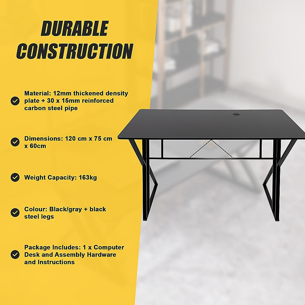 Desks: Computer Desk Home Office Study Writing Workstation Gaming
