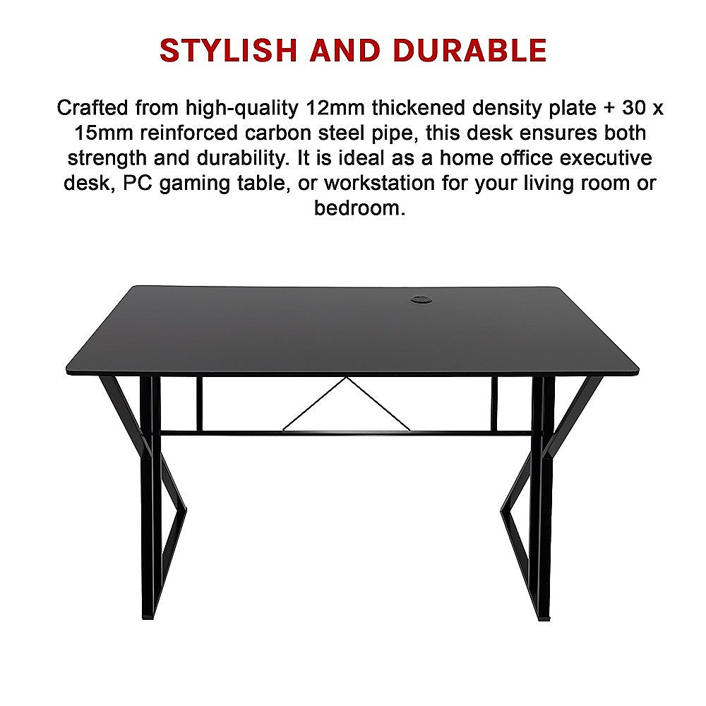 Desks: Computer Desk Home Office Study Writing Workstation Gaming