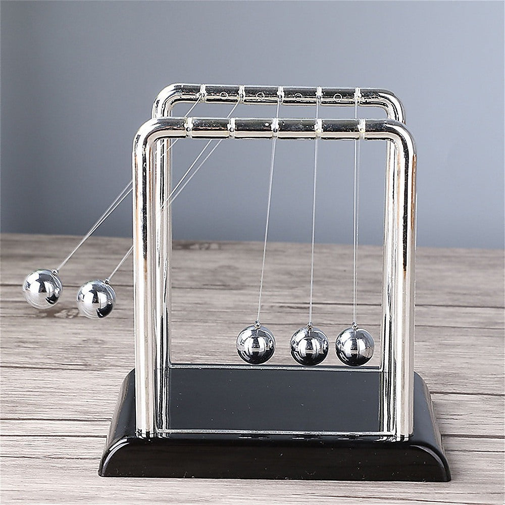 Activity Toys: Newton's Cradle Steel Balance Small Pendulum Physics Science