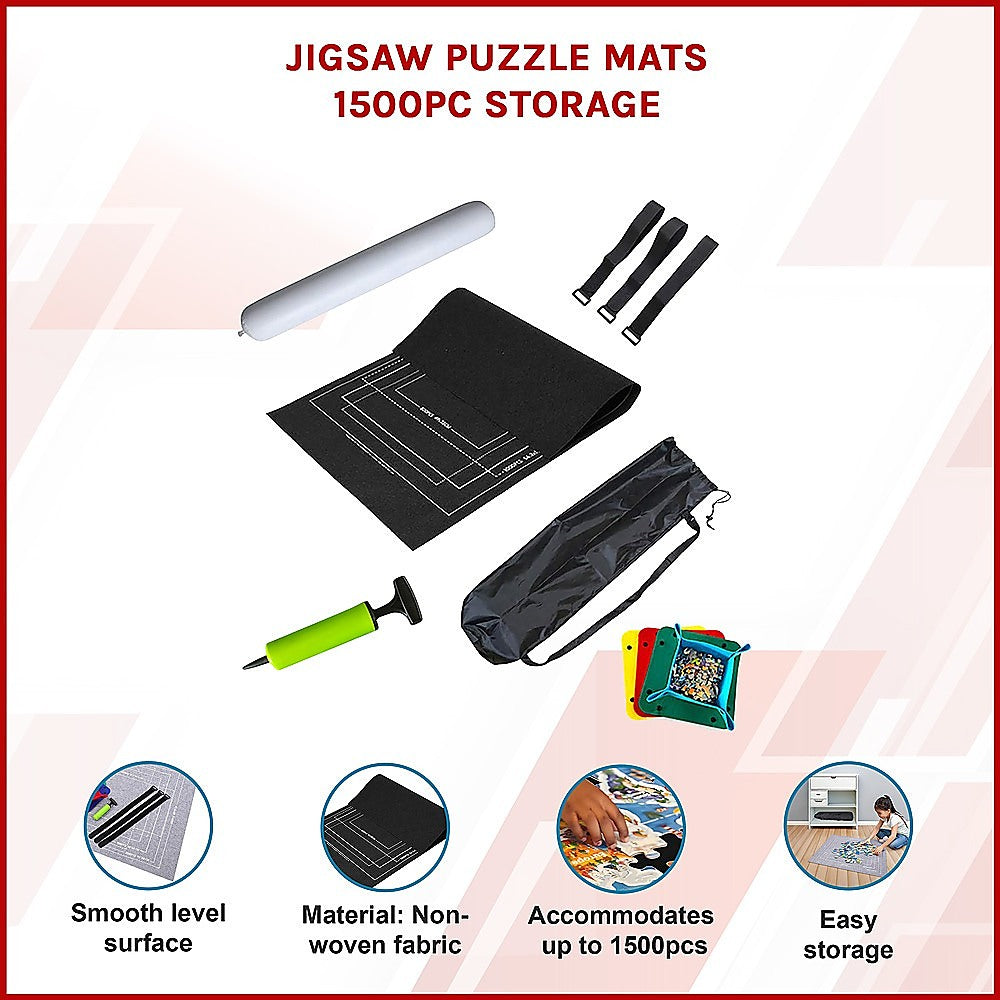 Jigsaw Puzzles & Accessories: Jigsaw Puzzle Mats 1500pc Storage