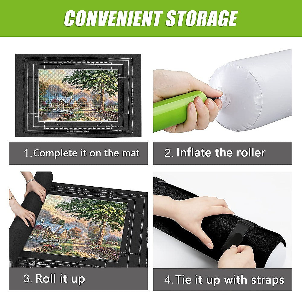 Jigsaw Puzzles & Accessories: Jigsaw Puzzle Mats 1500pc Storage