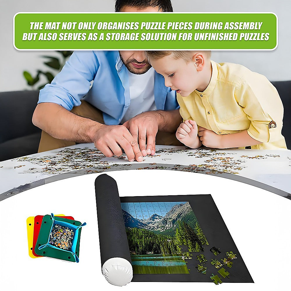 Jigsaw Puzzles & Accessories: Jigsaw Puzzle Mats 1500pc Storage