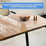 PVC Tablecloth Clear Plastic Cover Protector Mat