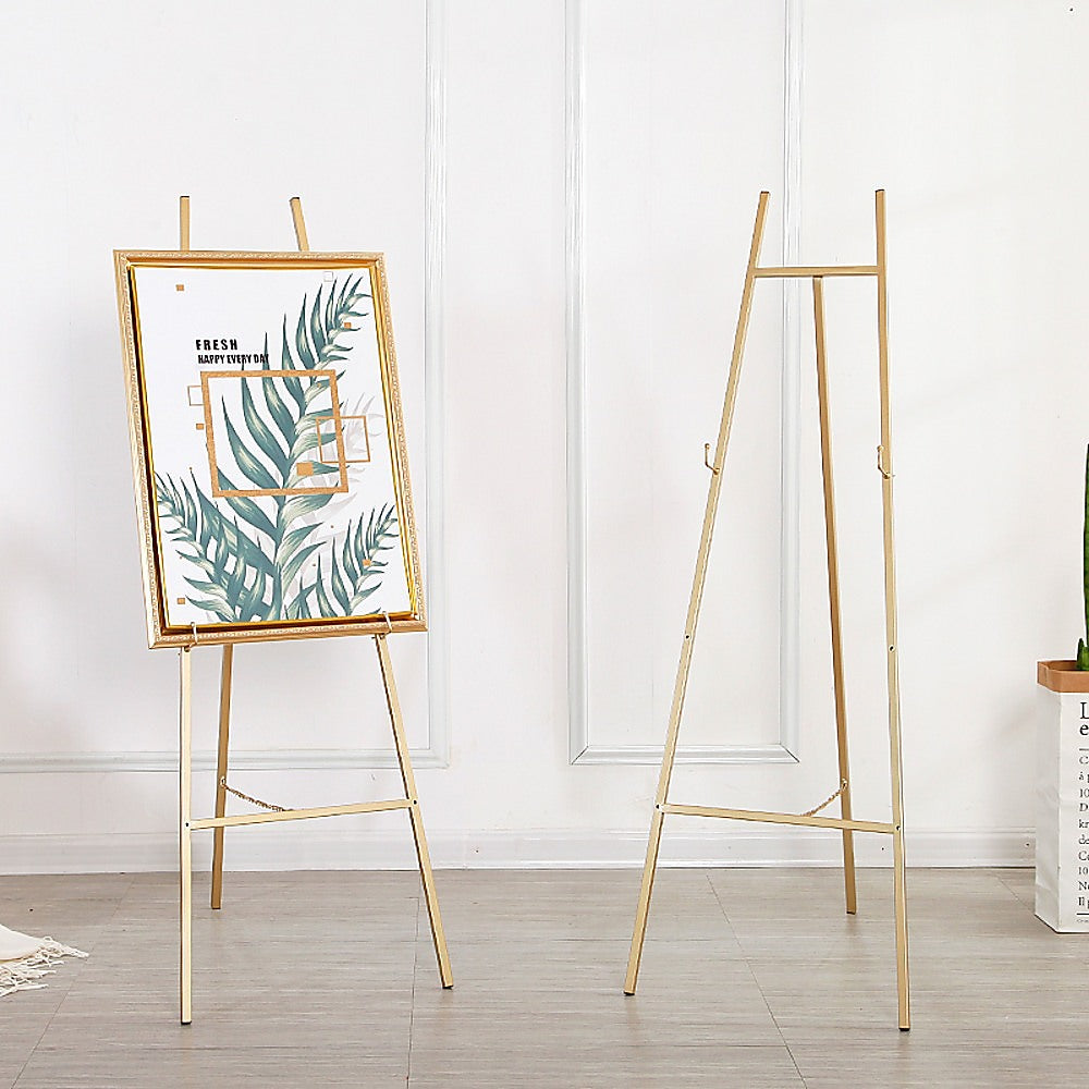 Posters, Paintings & Prints: Easel Tripod Metal Painting Wedding Photo Frame Display Bracket Advertising