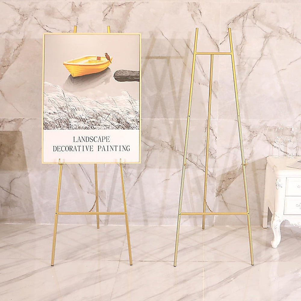 Posters, Paintings & Prints: Easel Tripod Metal Painting Wedding Photo Frame Display Bracket Advertising