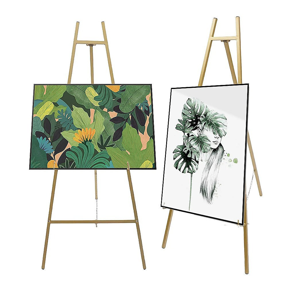 Posters, Paintings & Prints: Easel Tripod Metal Painting Wedding Photo Frame Display Bracket Advertising
