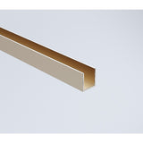 110x210cm Glass Shower Screen with Nickel Wall Channel & Square Pole