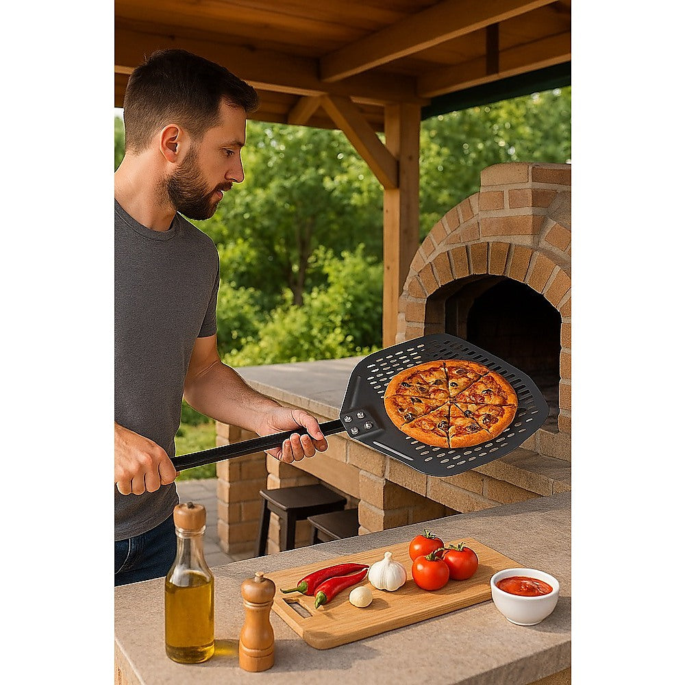 Kitchen Utensils: Pizza Paddle Peel Woodfire Outdoor Oven Aluminium