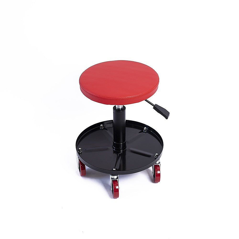 Masonry Tools: Rolling Shop Stool Mechanics Garage Stool Adjustable Work Seat Creeper
