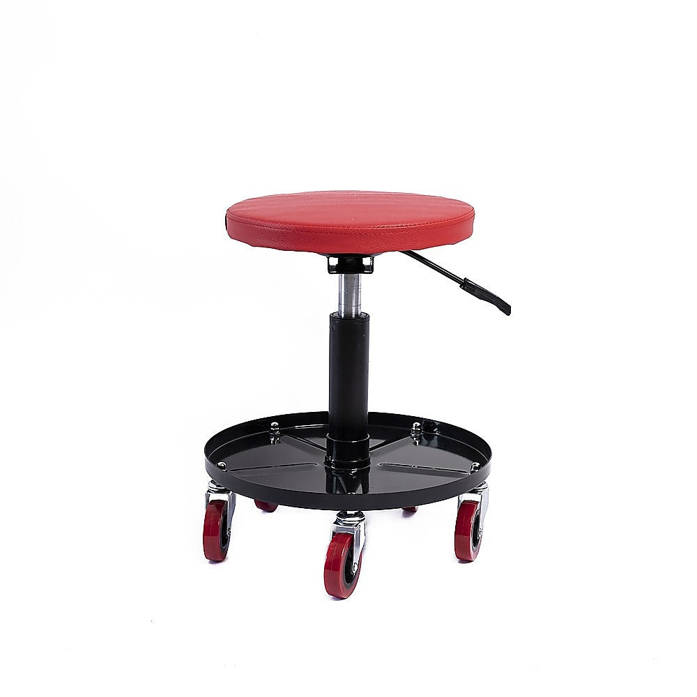 Masonry Tools: Rolling Shop Stool Mechanics Garage Stool Adjustable Work Seat Creeper