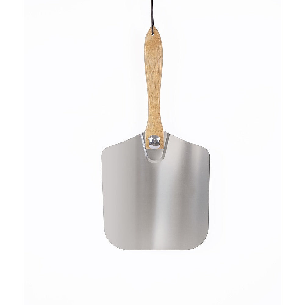 Kitchen Utensils: Pizza Peel Paddle w/ Foldable Handle for Baking Oven & Grill Aluminium