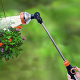 Gardening Accessories: Garden Hose Lance Spray Long Reach 90cm Multi Gun Hanging
