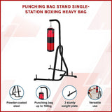 Boxing & Martial Arts: Punching Bag Stand Single-Station Boxing Heavy Bag