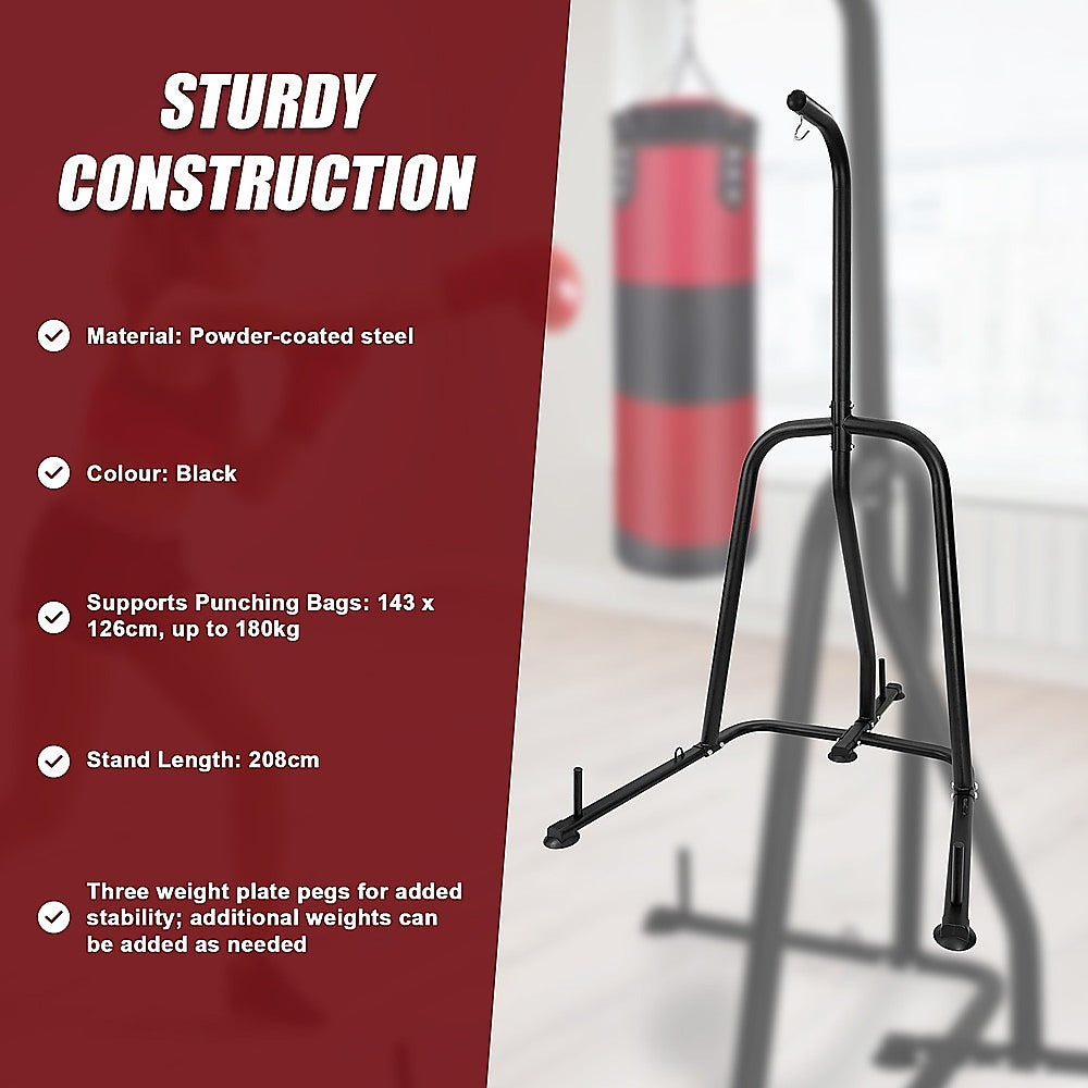 Boxing & Martial Arts: Punching Bag Stand Single-Station Boxing Heavy Bag