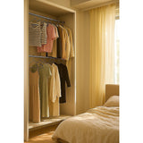 100x Metal Clothes Hangers Non Anti Slip Rubber Coated Wire Suit Coat Hanger