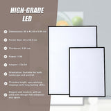 A2 LED Slim Advertising Lightbox Sign Wall-Mounted Poster Board Menu Frame