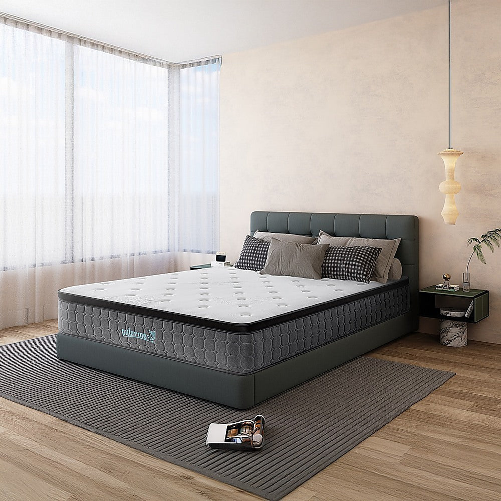 King Euro Top Pocket Spring Mattress – Motion Isolation Comfort with CertiPUR-US Certified Foam Layers