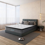 King Size Mattress: King Euro Top Pocket Spring Mattress  Motion Isolation Comfort with CertiPUR-US Certified Foam Layers