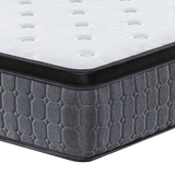 King Size Mattress: King Euro Top Pocket Spring Mattress  Motion Isolation Comfort with CertiPUR-US Certified Foam Layers