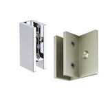 Shower Accessories: Glass-to-wall/floor Shower Screen U-brackets in Black