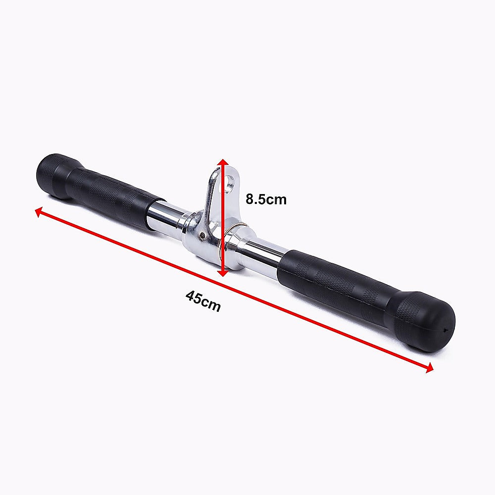 Gym Equipment & Accessories: Revolving Straight Bar Gym Cable Attachment