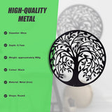 Garden Ornaments: 60cm Tree of Life & Birds Round Metal Wall Garden Art Sculpture