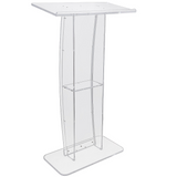 120cm Acrylic Podium Stand Transparent