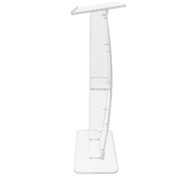 120cm Acrylic Podium Stand Transparent