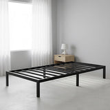 Beds & Bed Frames: Single Full Metal Bed Frame Base  Sturdy Steel Bed Base for Australian Mattress
