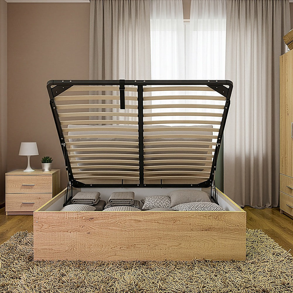 Beds & Bed Frames: Double Gas Lift Bed Mechanism with Frame  Storage Platform & Sofa Bed Kit