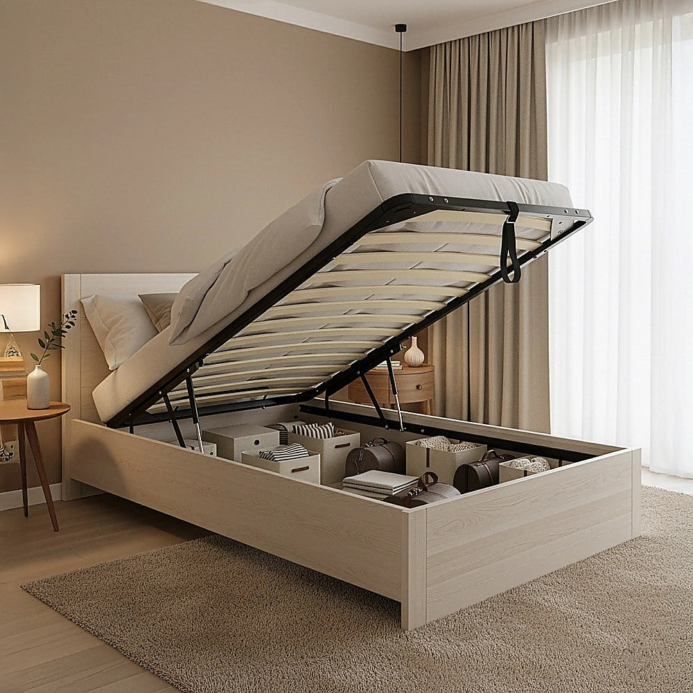 Beds & Bed Frames: Single Gas Lift Bed Mechanism with Frame  Storage Platform & Sofa Bed Kit