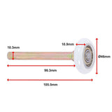 Door Hardware: Garage Door Roller / Wheel / Heavy-duty 11 Ball Bearing 12 Pack