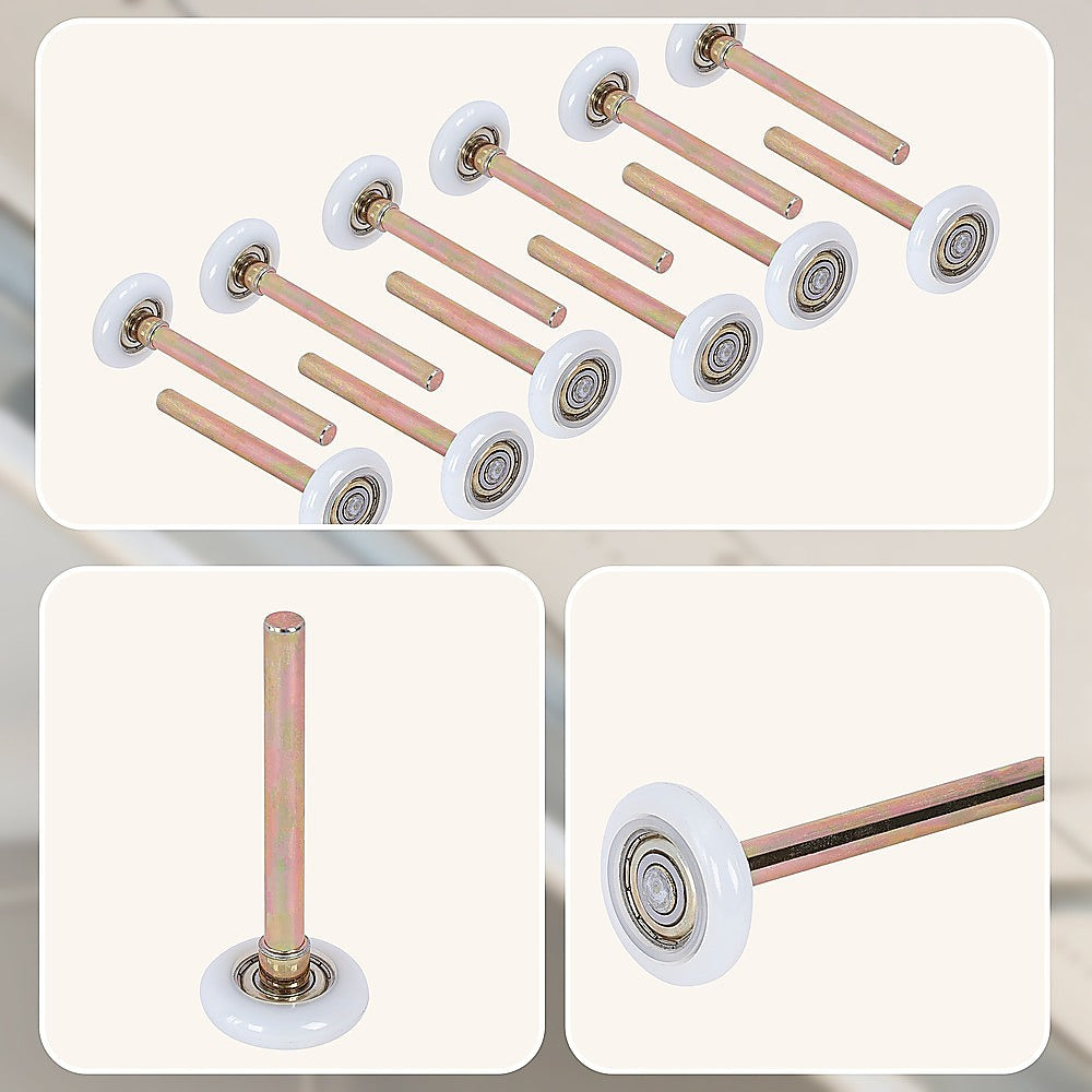 Door Hardware: Garage Door Roller / Wheel / Heavy-duty 11 Ball Bearing 12 Pack