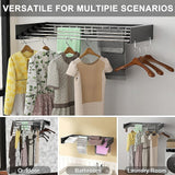 Drying Racks & Hangers: Collapsible Laundry Drying Rack  Wall Mounted Clothes Airer for Indoor or Outdoor