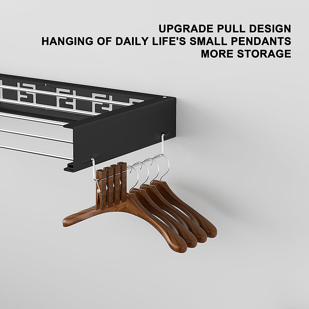 Drying Racks & Hangers: Collapsible Laundry Drying Rack  Wall Mounted Clothes Airer for Indoor or Outdoor