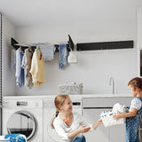 Drying Racks & Hangers: Collapsible Laundry Drying Rack  Wall Mounted Clothes Airer for Indoor or Outdoor