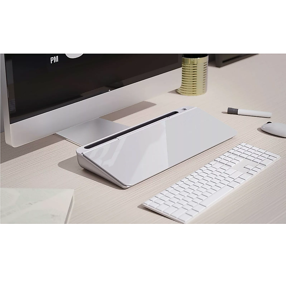 Desk Accessories: Glass Desktop Buddy Whiteboard Office Writing Desk