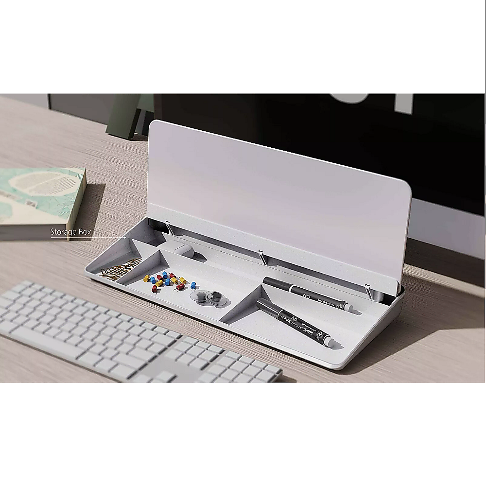 Desk Accessories: Glass Desktop Buddy Whiteboard Office Writing Desk